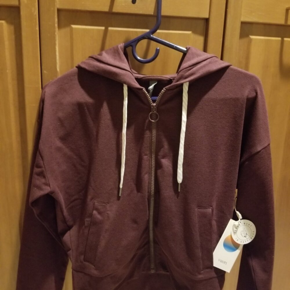 NWT VUORI HOODIE GRANITE JACKET ZIP XS VALENTINE'S DAY